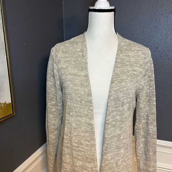 Eileen Fisher Linen Long Cardigan Duster - Picture 2 of 8